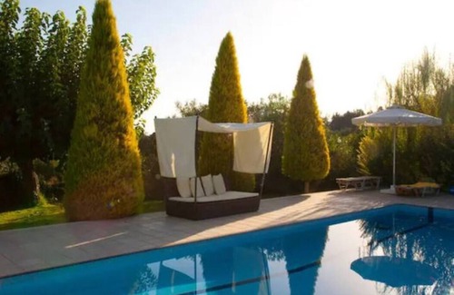 Roustika Villa | Abelos.1: Stonehouse (#1 of 2) with pool