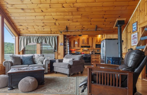 Rangeley Plantation House | Abenaki - private waterfront on Rangeley Lake, steps from the water!