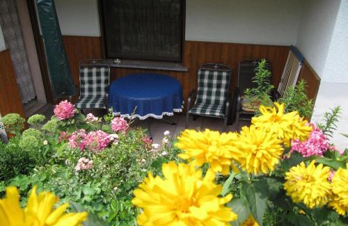 Zapfendorf Apartment | Abendstille am Obstgarten mit Terrasse