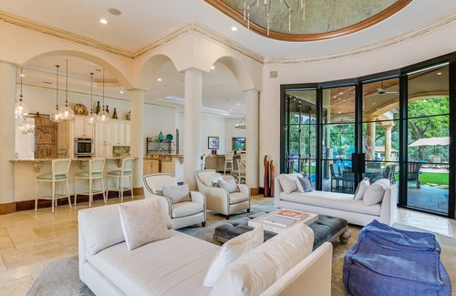Lower Basin Lake Travis House | Above Hacienda | Waterfront I Pool&Spa with Slide I Pickleball I Playscape
