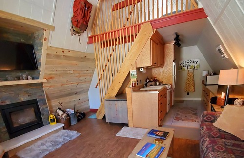 Indian Mountain Cabin | Accordion Ranch: A Forested A-Frame Hideaway