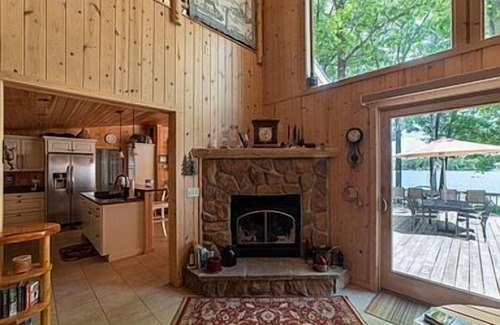 Cheboygan House | Acorn Landing: Experience Fall's Foliage from Your Lakeside Retreat!