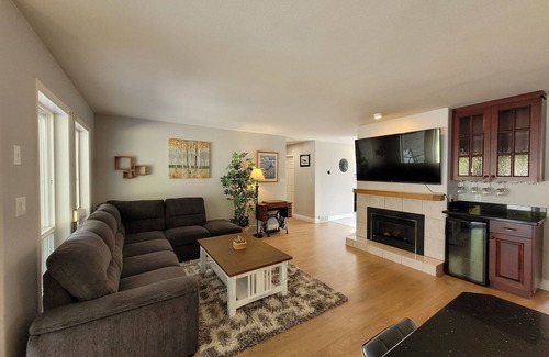 Scotch Creek House | Across street from Lake w/Large Deck and Beautiful Yard