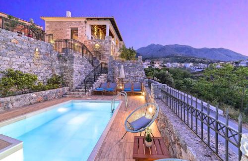 Kournas Villa | Acrothea Villa Heated Pool
