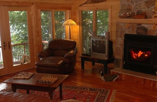 Town of Hermon Cottage | Adirondack Region ~ Hot Tub On Spectacular Deck ~ Pontoon Boat, Paddle Boards