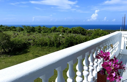 Cabrera Hotel | Adorable tropical room with a stunning balcony, pool, fire pit, gardens, & more!