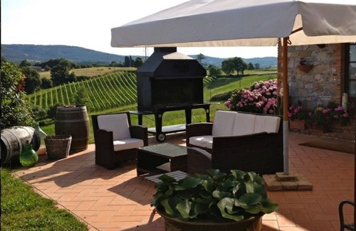Montegabbione House | AGRITURISMO GATTO GIALLO: SUITE BELVEDERE
