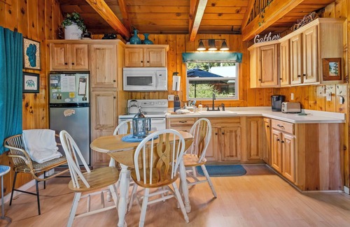 Sunnyside Cabin | Aidenn Cabin - 1 bedroom, loft, 1 bath - Walk to private beach & Restaurants