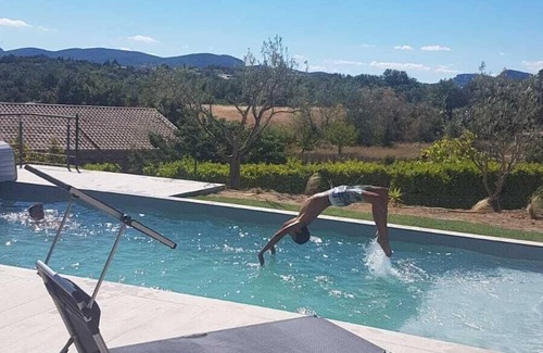 Potelieres Villa | Air-conditioned villa, sleeps 8, private pool, Gard limite Ardèche, Uzès