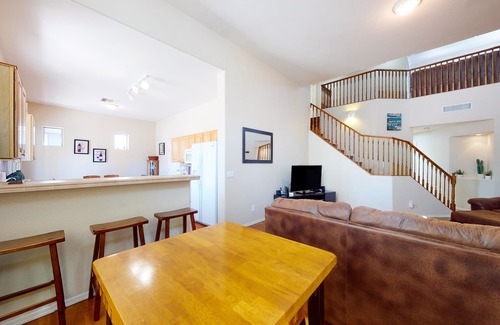 Palm Valley House | Airy home with private heated pool, firepit, grill, enclosed backyard, cornhole