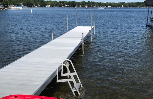 Manitou Beach-Devils Lake House | Airy, updated family cottage on all-sports lake