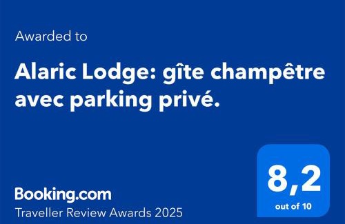 Comigne House | Alaric Lodge: gîte champêtre avec parking privé.