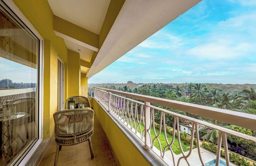 Sainagar Apartment | Alaya Stays Veera Serina 3 BHK with Pool