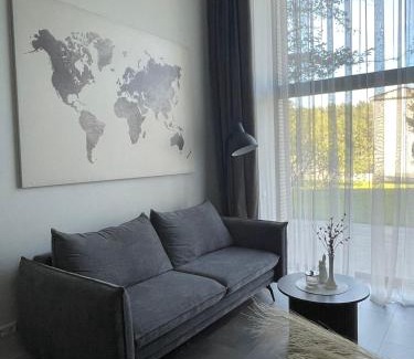 Engure Apartment | ALBATROSS LOFT STUDIO 54 apartamenti pie jūras ar terasi