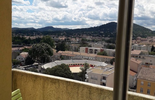 Centre Ville d'Ales Apartment | Ales from above (11th floor apartment)
