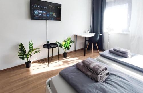 Neue Vorstadt Apartment | ALFA Stuttgart City 4ZW Beste City Lage Berliner Platz max 8 Personen Netflix Küche WM l 4BR 7 Beds 8 people l Fully equipped Kitchen & Bathroom