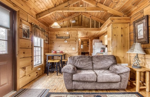 Wears Valley Cabin | Almost Camping Too, located in our peaceful spacious campground, views.