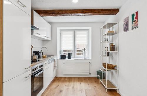 Luchsingen Apartment | Alpenzauber Chalet 1 - 6 Personen I Bergblick, Nahe Braunwald - Badewanne, nahe Bahnhof und Parkplatz