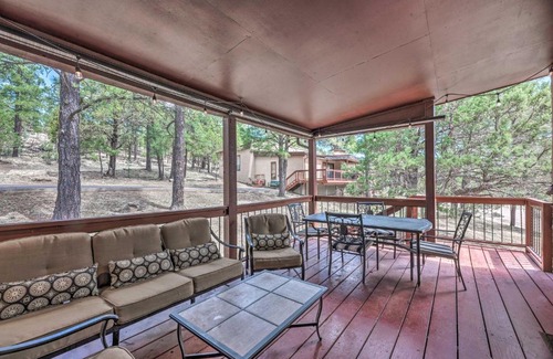 Alto Apartment | Alto Condo with Deck 2 Mi to Ruidoso Winter Park!