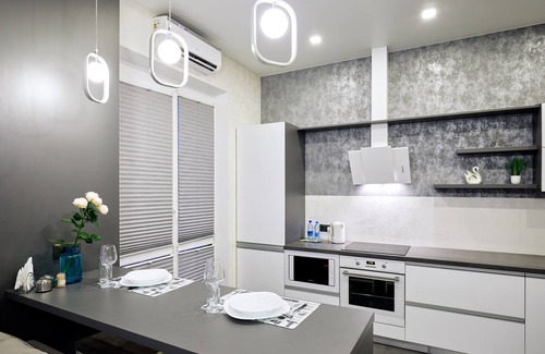 Tsentralny District Apartment | AmaFlat 47m2 City center. Bright and comfy. Modern building