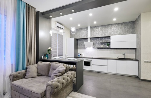 Tsentralny District Apartment | AmaFlat 47m2 City center. Bright and comfy. Modern building