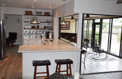 Apollo Beach House | Amazing, completely renovated waterfront home with boat dock