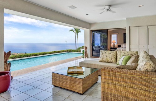 Honalo House | 🏖️Amazing ocean views | Private Pool and Lanai | Gated Community |vrKCV