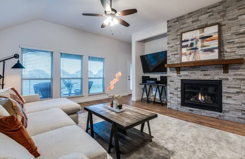Denton County House | Amazing upgraded masterpiece with a nice gym upstairs, full kitchen, and games!
