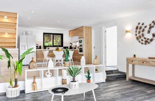Anse Marcel Apartment | Amazing Villa with Anse Marcel sea view