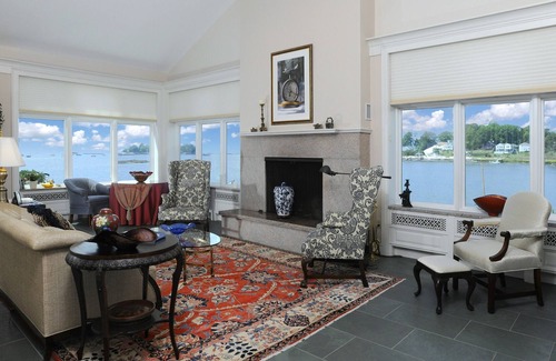 Stony Creek House | An Elegant and Secluded Home Overlooking Long Island Sound and Thimble Islands