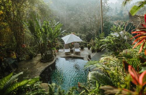 Abiansemal Villa | Ananda House 3bds Eco Bamboo House Pool River View