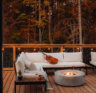 Lac-Superieur Ski Chalet | Andas cabin CITQ#313550