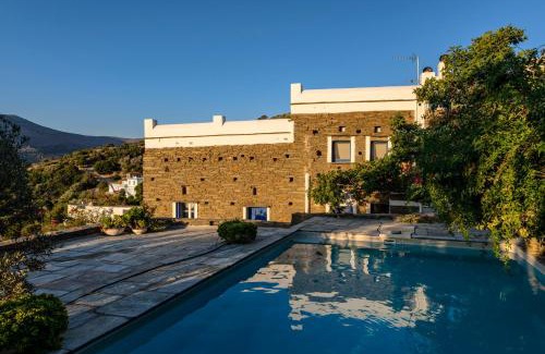 Ormos Isternion Villa | Anezas Mansion stone-built traditional villa