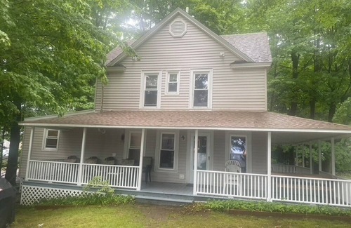 Angola on the Lake House | Angola on the Lake Beach House Spacious 4BR private beach wrap-around porches