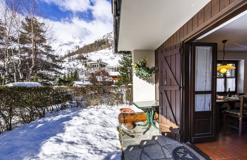 La Palud Apartment | Anne Apartment - View of Mont Blanc