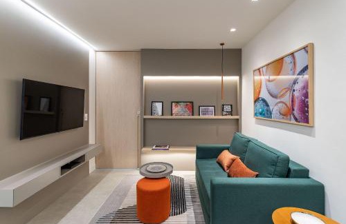 Laranjeiras Apartment | Apê Aconchegante | Piscina, Sauna e Metrô 350m