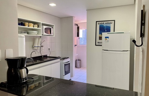 Praia Grande Apartment | Apê melhor custo x benefício com piscina 100m do mar