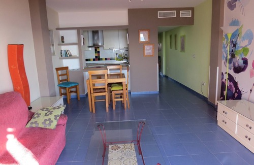 Vera Beach Apartment | Apart 69 - Naturist apartment in Vera, front beach view, sun and golf all year