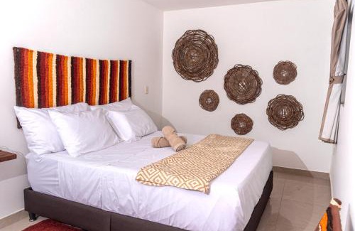 San Gil Apartment | Apartamento Anawasi, Terraza Privada, Camas Queen y Parqueadero