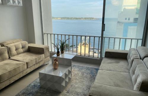 El Laguito Apartment | Apartamento con hermosa vista al mar, Cristoforo en el Laguito Cartagena a pocos pasos de la playa