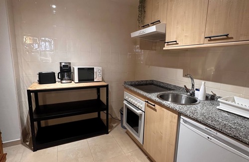 Posada de Llanes Apartment | Apartamento con terraza a 15 metros de la piscina, con plaza de garage