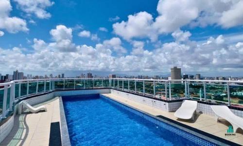Praia de Iracema Apartment | Apartamento com piscina no hooftop, 48m2 - Praia da Iracema- Fortaleza