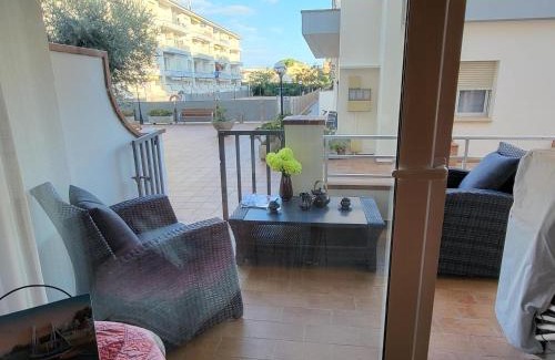 L'Estartit Apartment | Apartamento en planta baja con piscina, a 600m de playa y centro en L'Estartit - ES-323-39