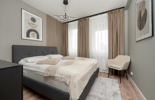 Krzyki Apartment | Apartamenty Zwycięska z klimatyzacją, FREE GARAGE Wrocław by Noclegi Renters