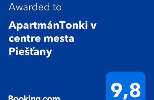 Piestany Apartment | ApartmánTonki v centre mesta Piešťany
