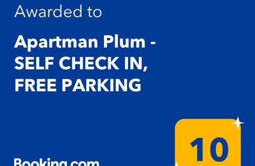 Osijek Apartment | Apartman Plum - SELF CHECK IN, FREE PARKING