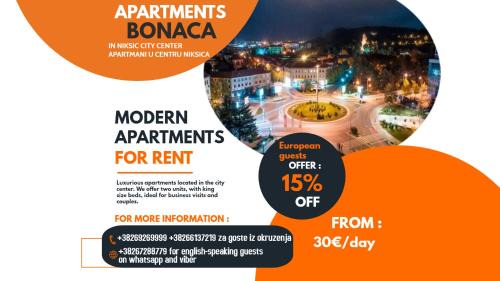 Niksic Apartment | Apartmani Bonaca u Centru Nikšića
