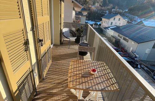 Saint-Gervais-les-Bains Apartment | Apartment 'Charmant T2' with Balcony and Wi-Fi