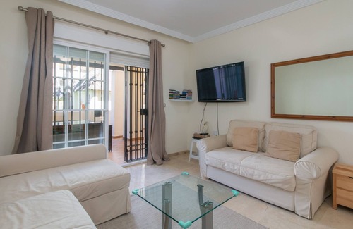 San Luis de Sabinillas Apartment | Apartment 'Residencial Duquesa 1342' with Shared Pool, Wi-Fi and Air Conditioning