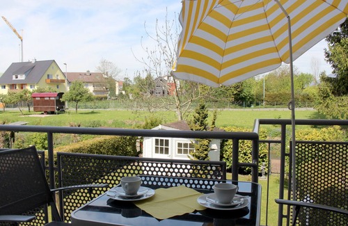 Langenargen Apartment | Apartment Am Mühlkanal - Beautifully situated with balcony and view of the countryside